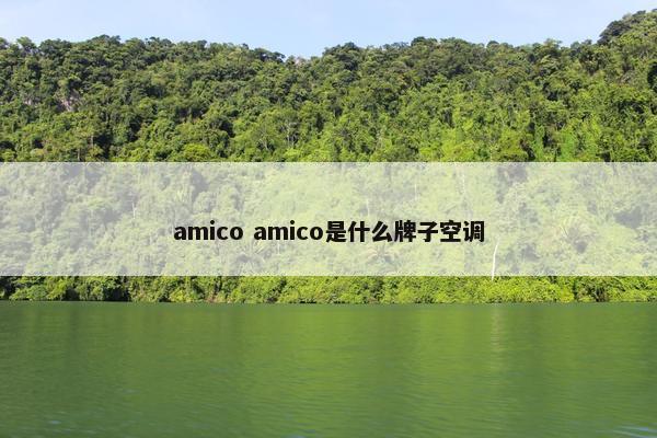 amico amico是什么牌子空调