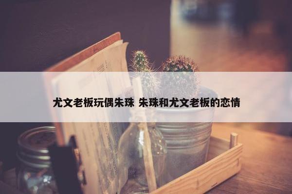 尤文老板玩偶朱珠 朱珠和尤文老板的恋情