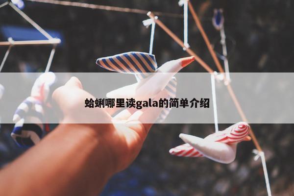 蛤蜊哪里读gala的简单介绍