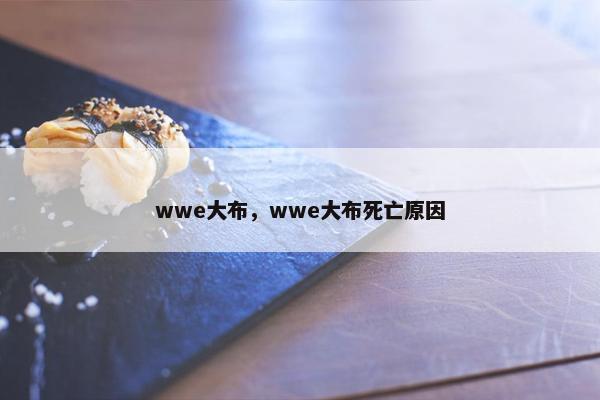 wwe大布，wwe大布死亡原因