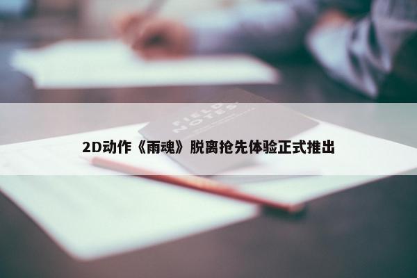 2D动作《雨魂》脱离抢先体验正式推出