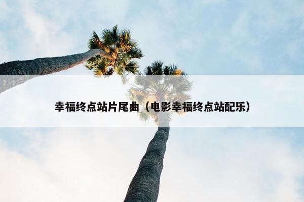 幸福终点站片尾曲（电影幸福终点站配乐）