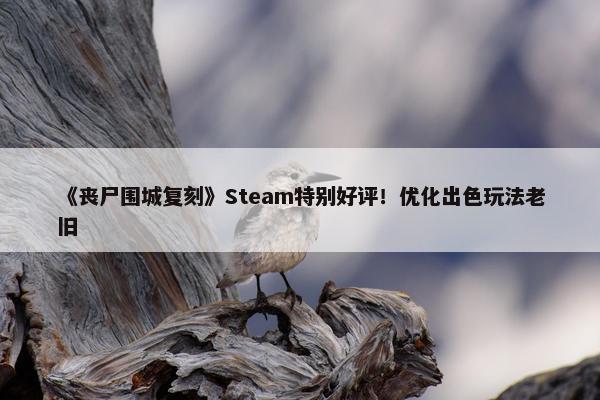 《丧尸围城复刻》Steam特别好评！优化出色玩法老旧