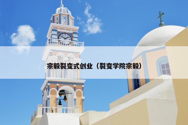 宗毅裂变式创业（裂变学院宗毅）