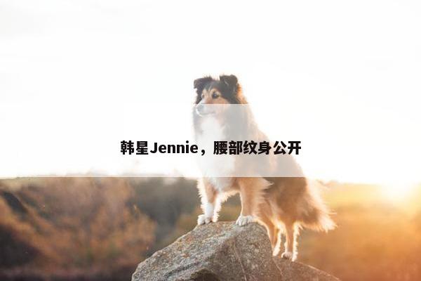 韩星Jennie，腰部纹身公开