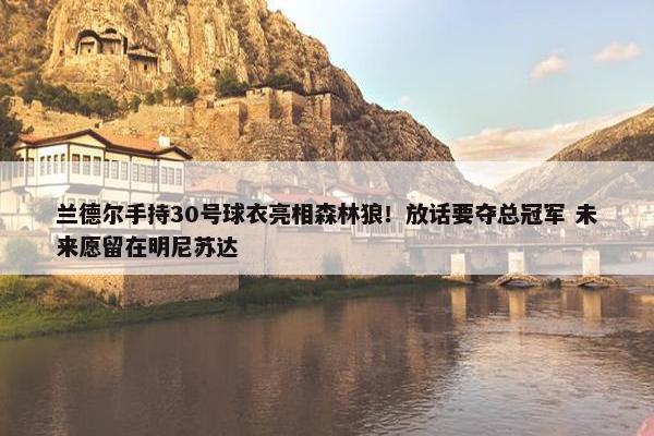 兰德尔手持30号球衣亮相森林狼！放话要夺总冠军 未来愿留在明尼苏达