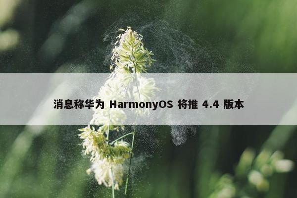 消息称华为 HarmonyOS 将推 4.4 版本