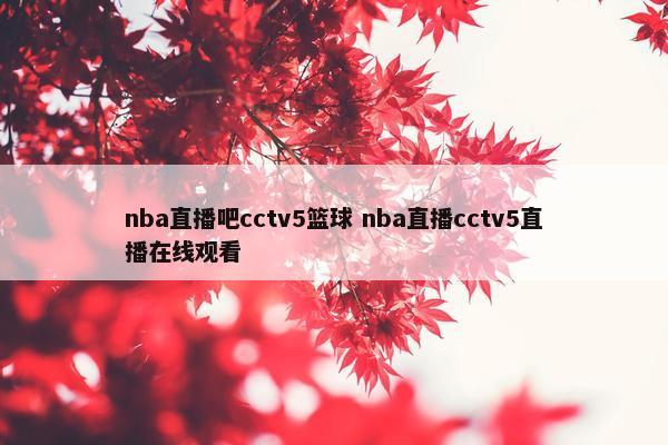 nba直播吧cctv5篮球 nba直播cctv5直播在线观看