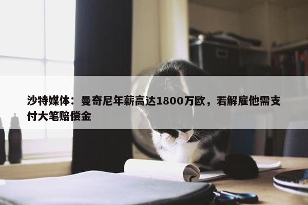 沙特媒体：曼奇尼年薪高达1800万欧，若解雇他需支付大笔赔偿金