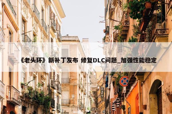 《老头环》新补丁发布 修复DLC问题_加强性能稳定