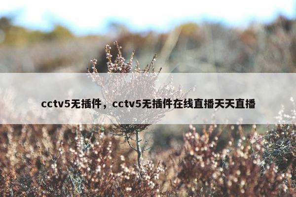 cctv5无插件，cctv5无插件在线直播天天直播