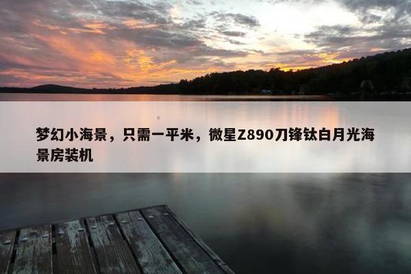 梦幻小海景，只需一平米，微星Z890刀锋钛白月光海景房装机