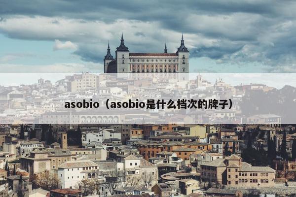 asobio（asobio是什么档次的牌子）