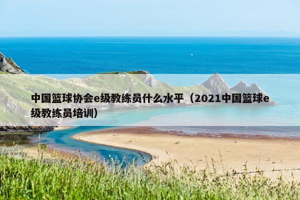 中国篮球协会e级教练员什么水平（2021中国篮球e级教练员培训）